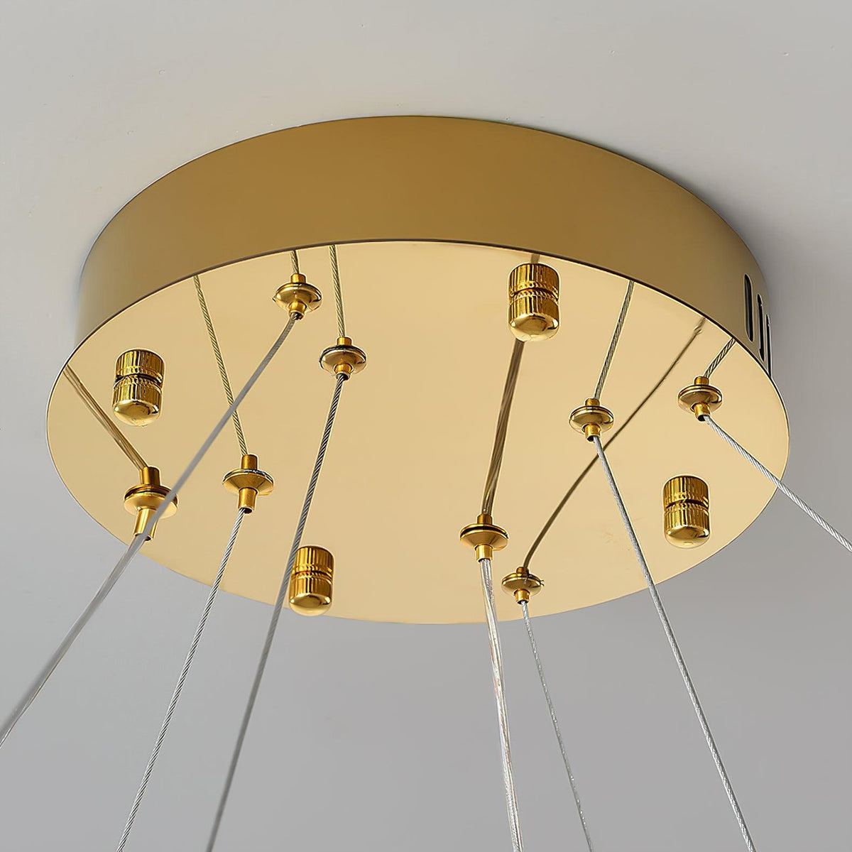 Cyrerira Stella LED-krystalkrone med ring