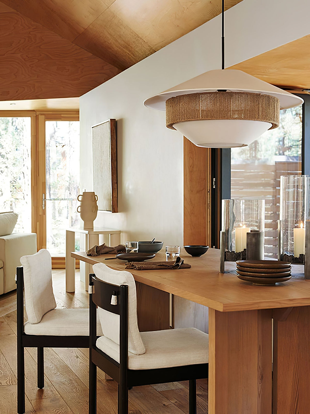 Athrel moderne pendellampe i stof