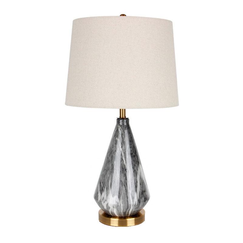 Elysian vit och svart elegant marmorbordslampa