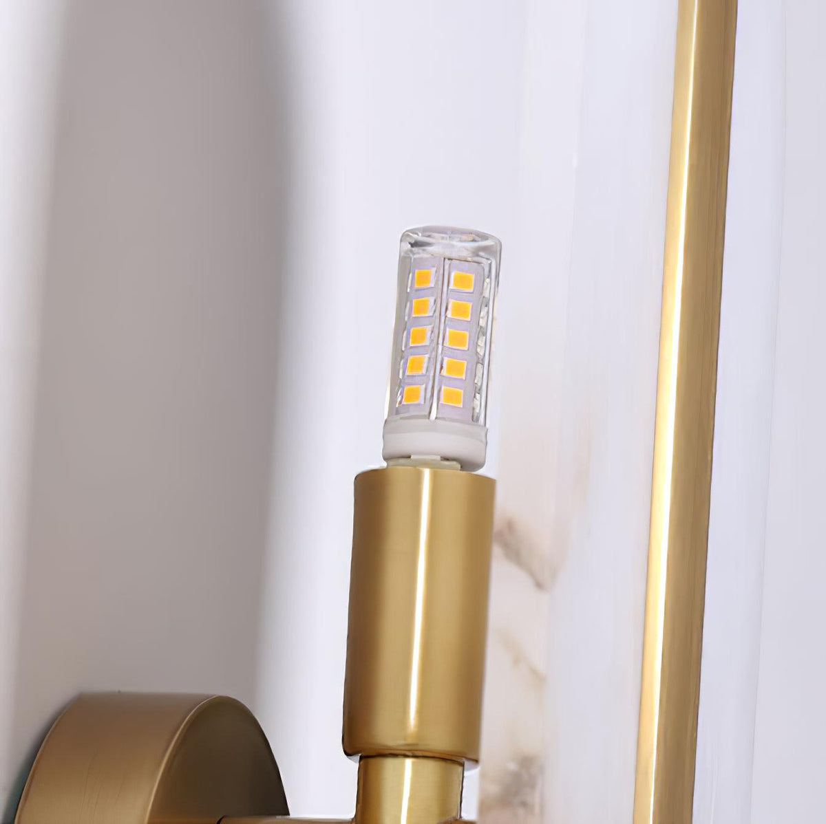 Candeeiro de parede Calura em alabastro com duas luzes