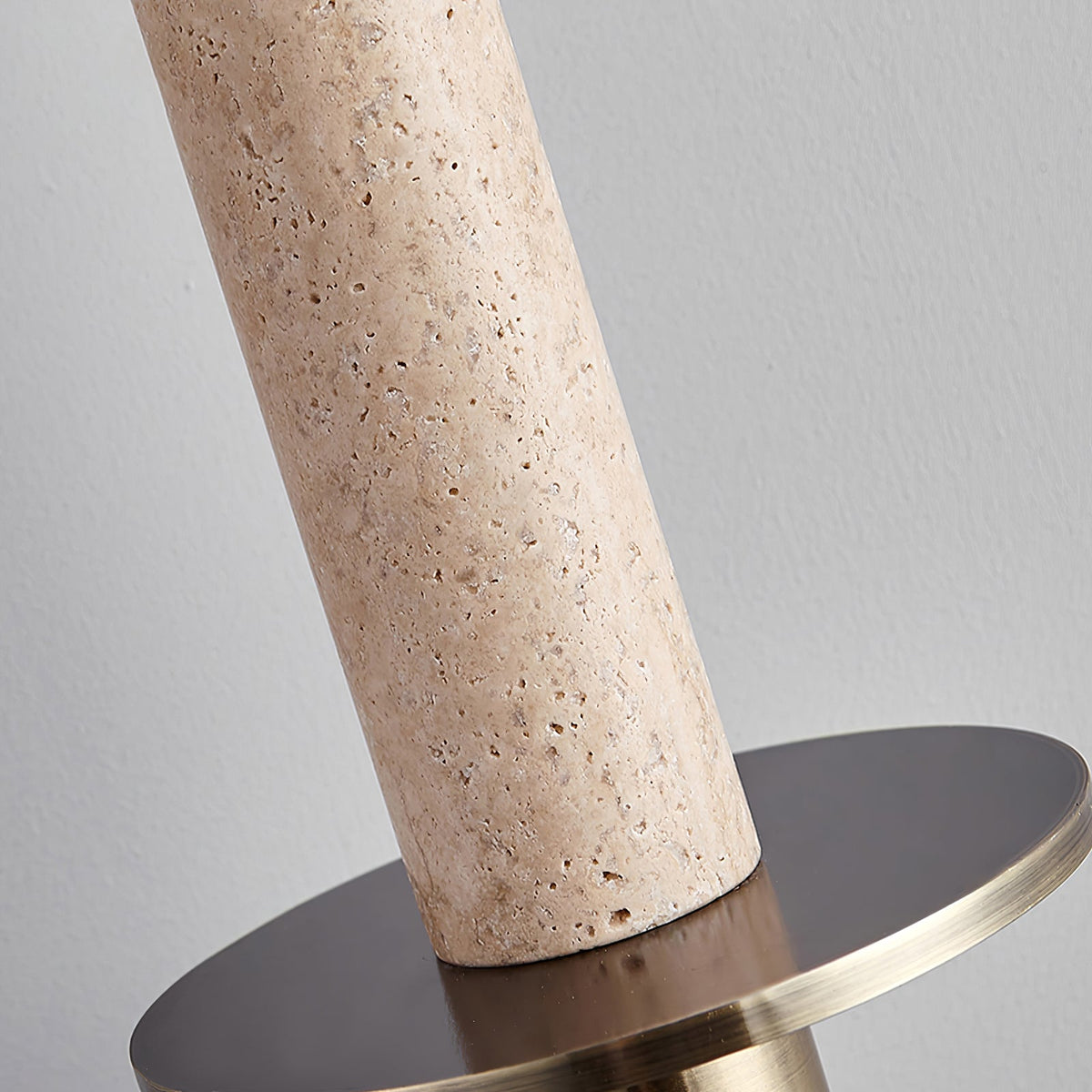 Valanise Dual Cylinder Travertine Pendant Light