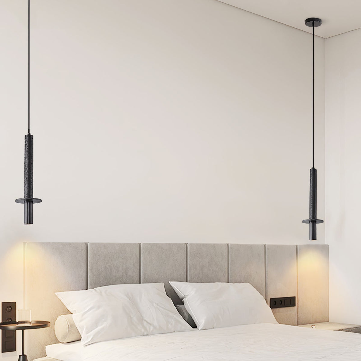 Valanise Dual Cylinder Travertine Pendant Light