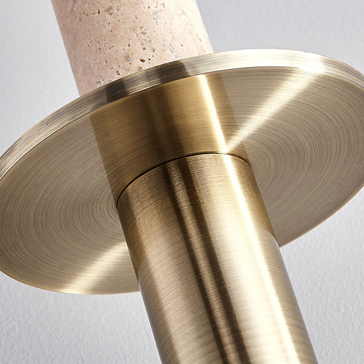 Valanise Dual Cylinder Travertine Pendant Light