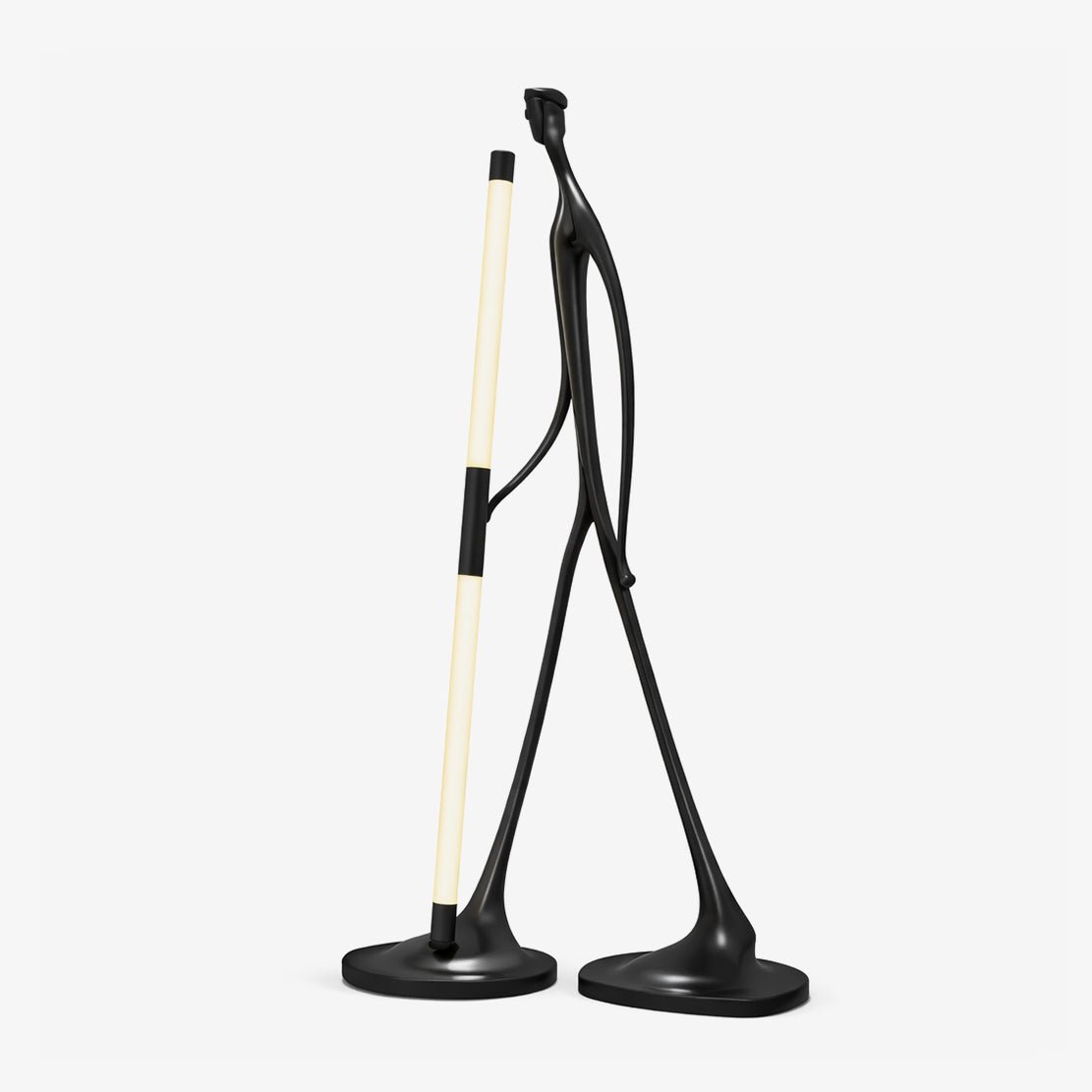 Gulvlampe med skridtfigur