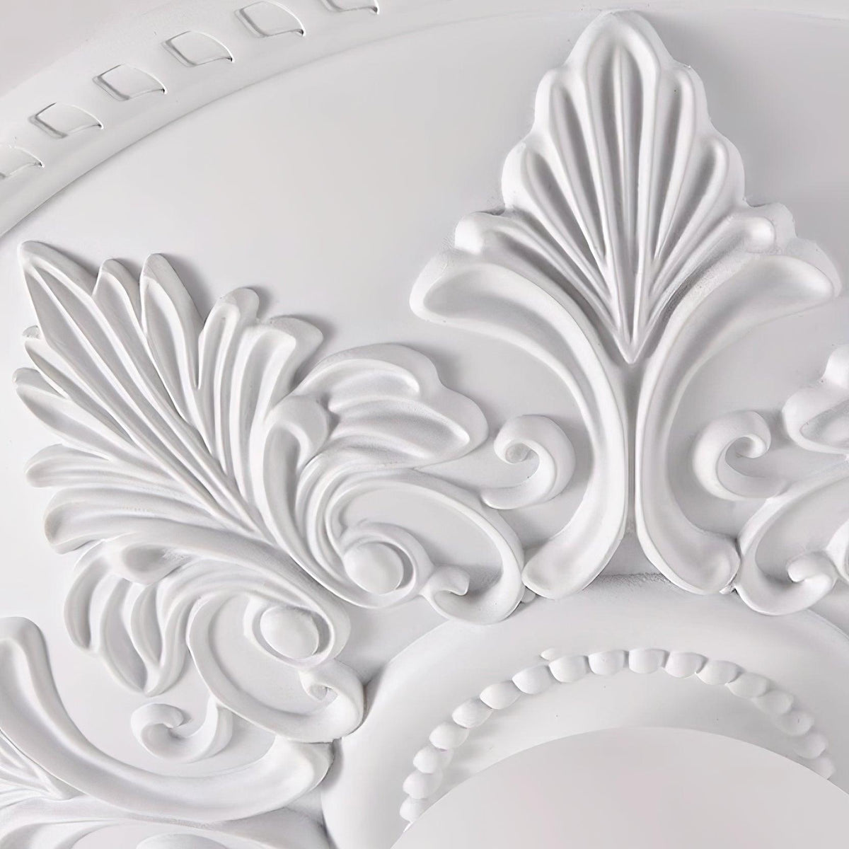 Taklampa Takkåpa i harts Glaskupa Klassisk Ornamental