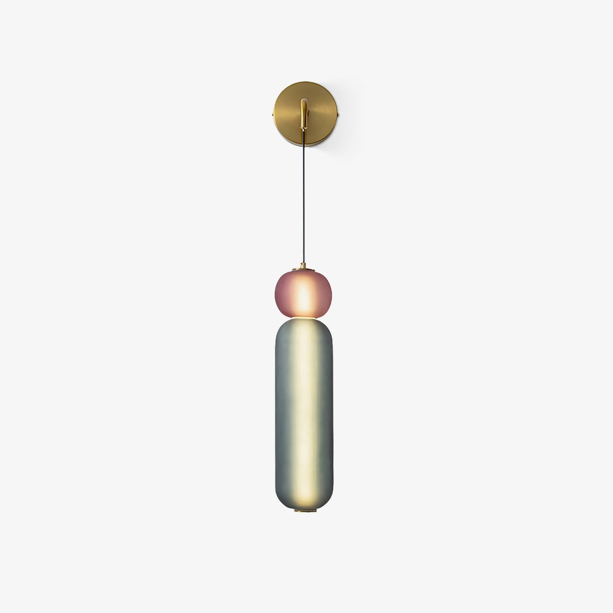 Eurtalia moderne minimalistisk væglampe i glas