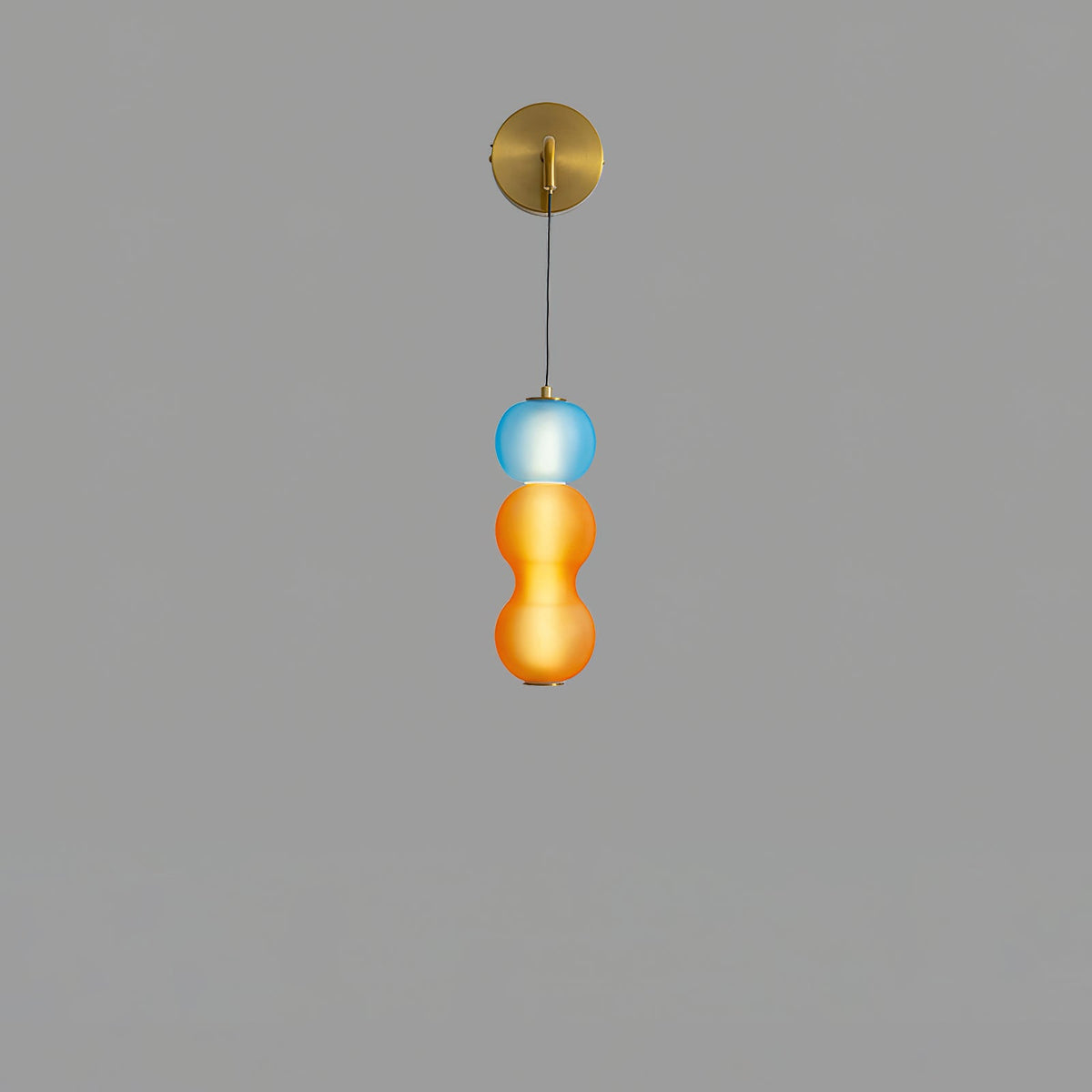 Eurtalia moderne minimalistisk væglampe i glas