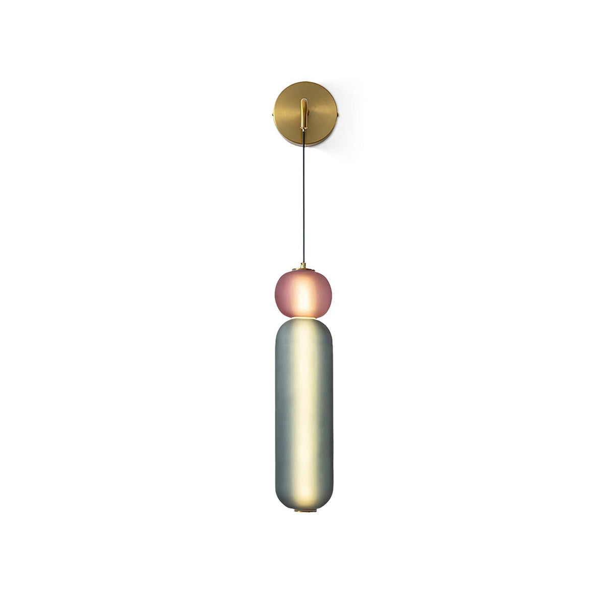 Eurtalia moderne minimalistisk væglampe i glas