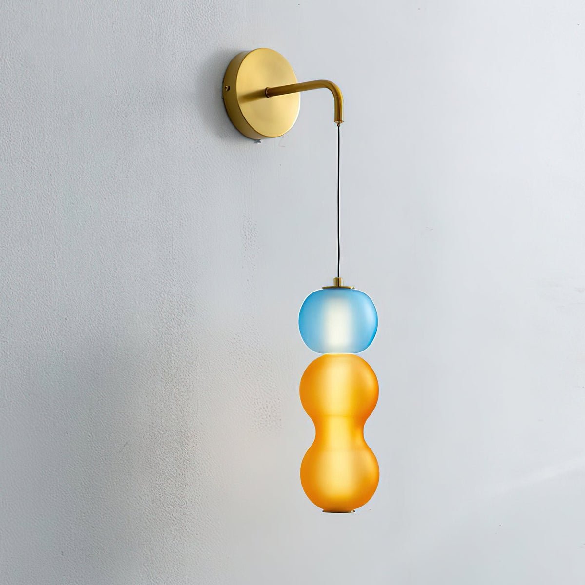 Eurtalia moderne minimalistisk væglampe i glas