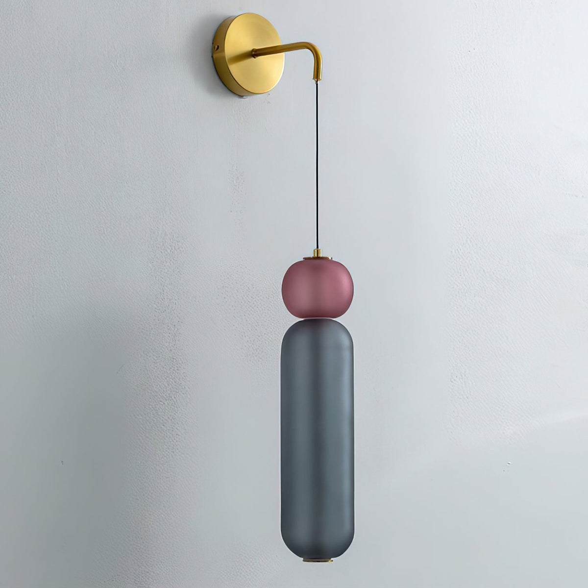 Eurtalia moderne minimalistisk væglampe i glas