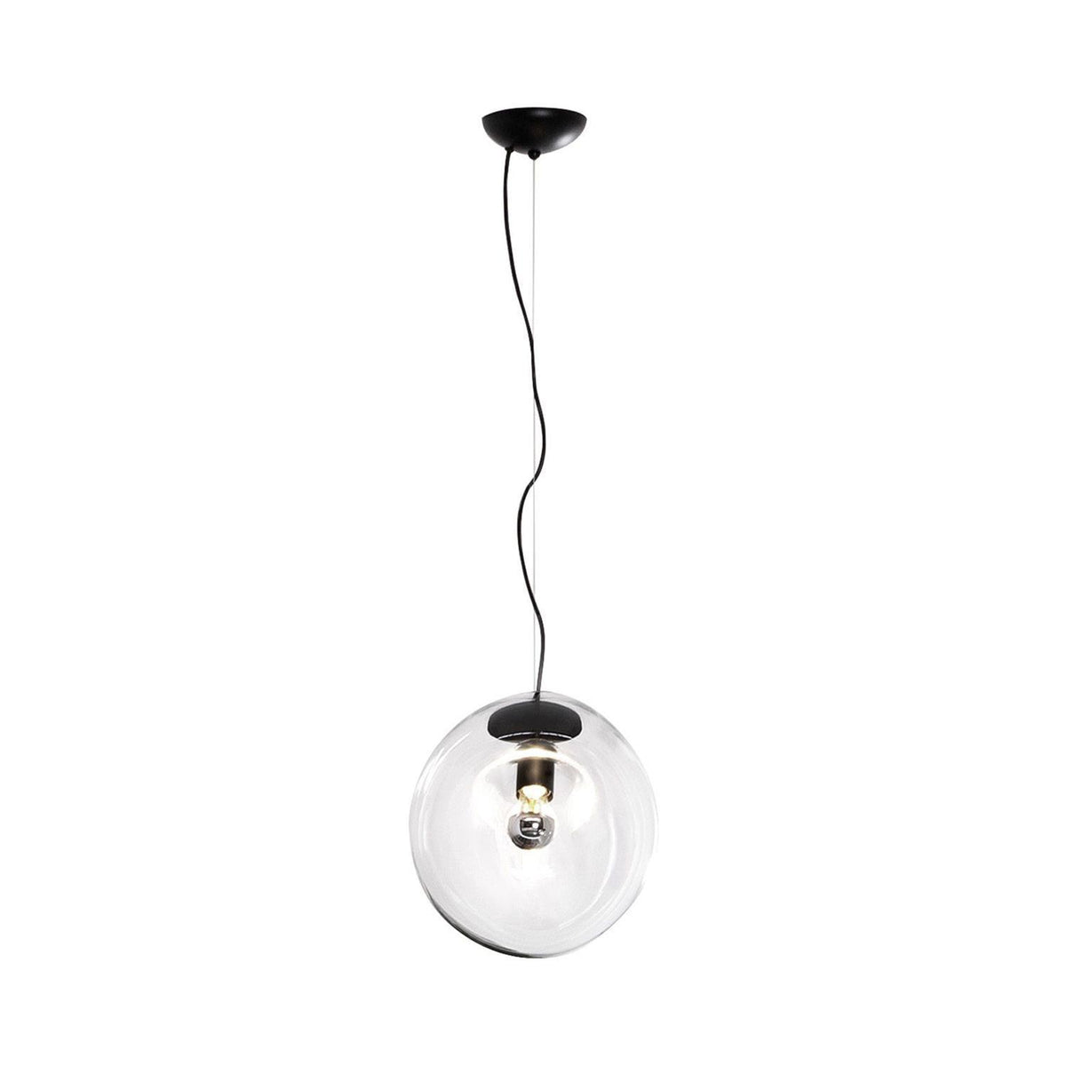 Luz pendente de vidro minimalista Rune