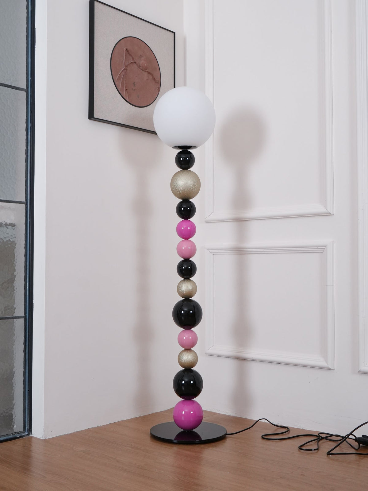 Beads-golvlampa