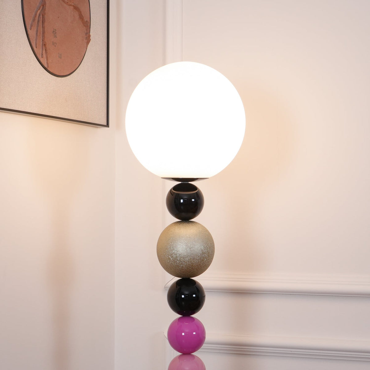 Beads-golvlampa