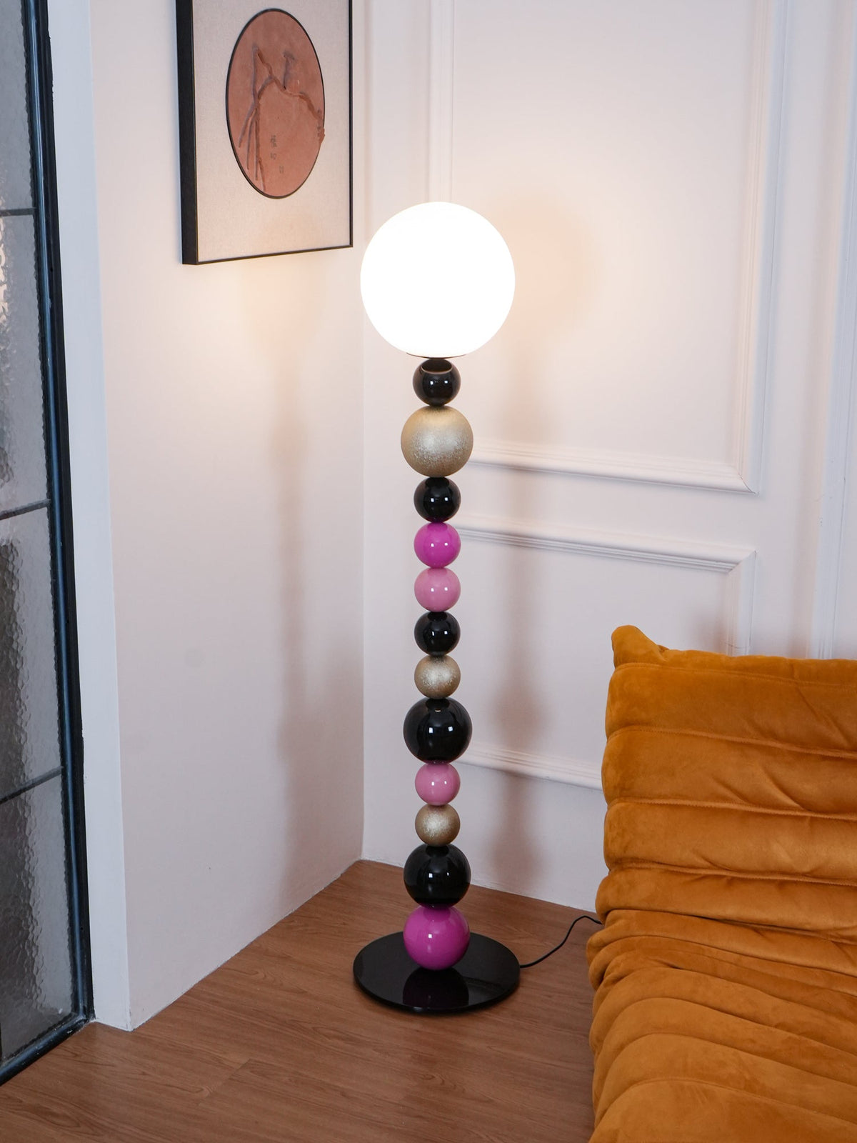 Beads-golvlampa