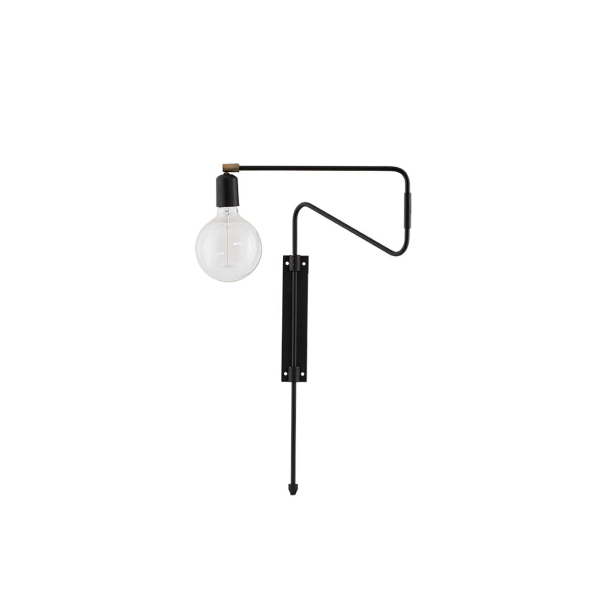 Elsoreth modern minimalistisk svängbar vägglampa