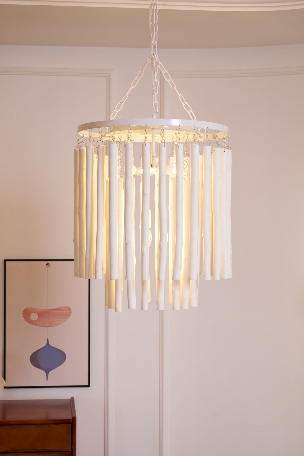 Candeeiro de teto de madeira de luxo pós-moderno Xantir