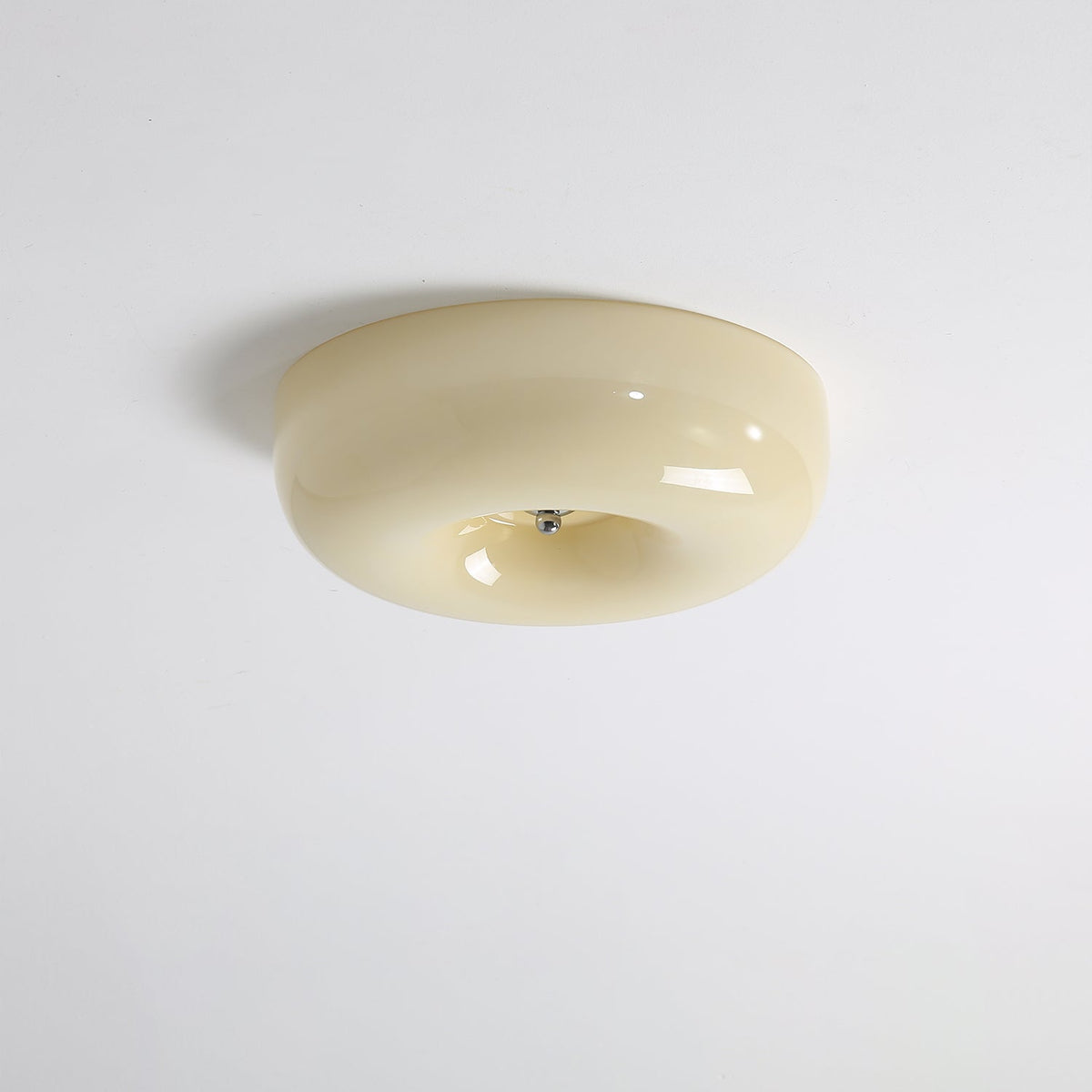 Cam Modern Minimalist Swirl Glass Ceiling Lamp