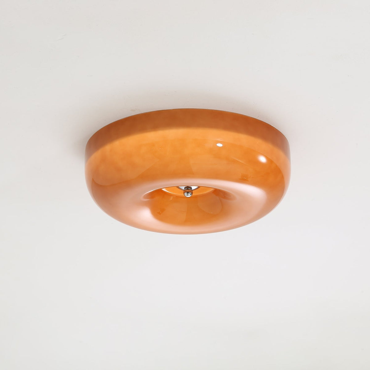 Cam Modern Minimalist Swirl Glass Ceiling Lamp