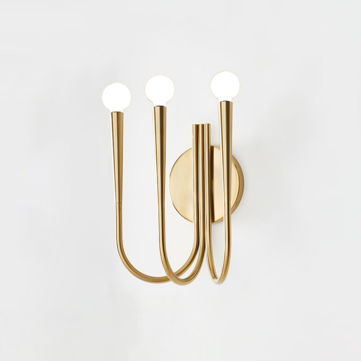 Eoveth exklusiv elegant vägglampa med arm i glas