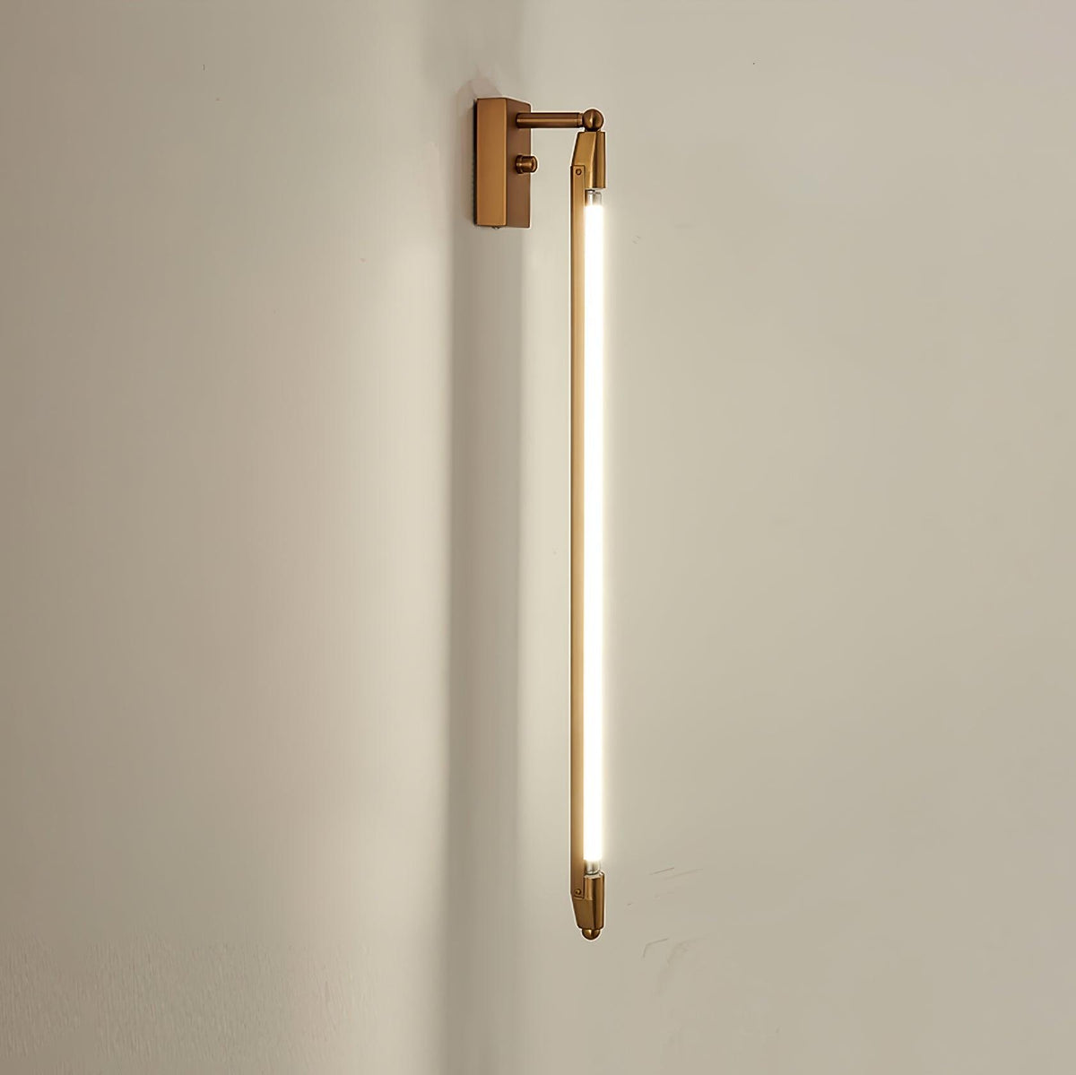 Maria modern minimalistisk rörformad vägglampa