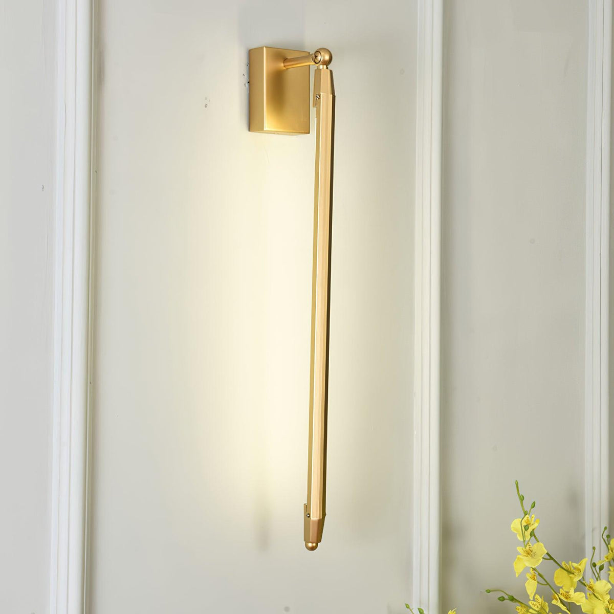 Maria modern minimalistisk rörformad vägglampa