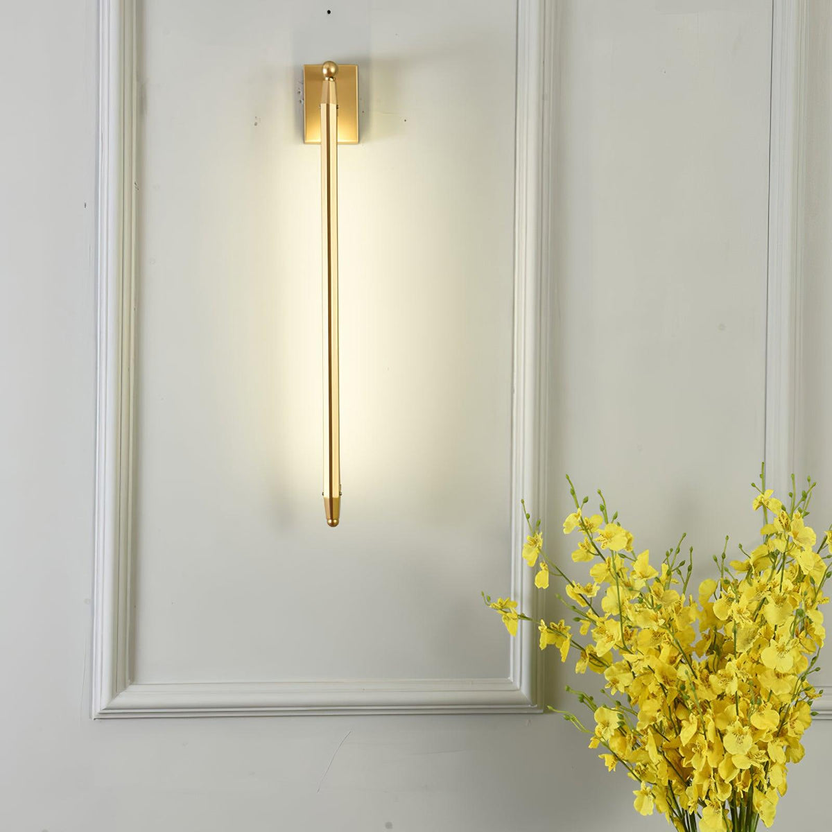 Maria modern minimalistisk rörformad vägglampa