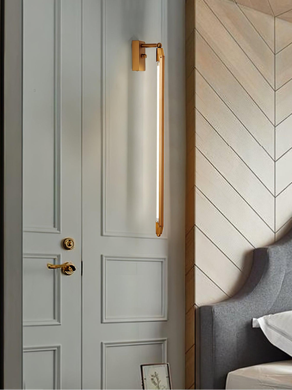 Maria modern minimalistisk rörformad vägglampa