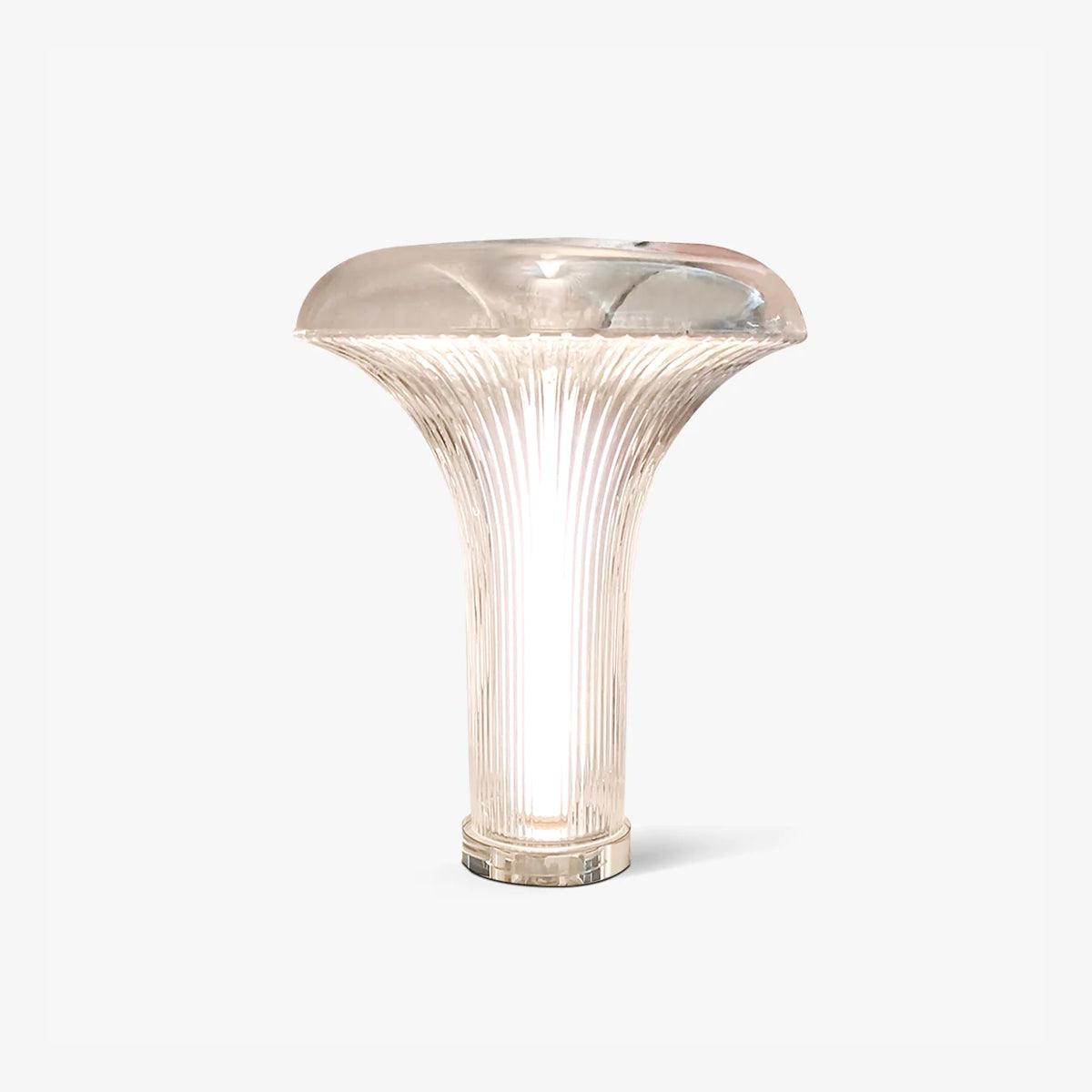 Carl moderne bordlampe i glas