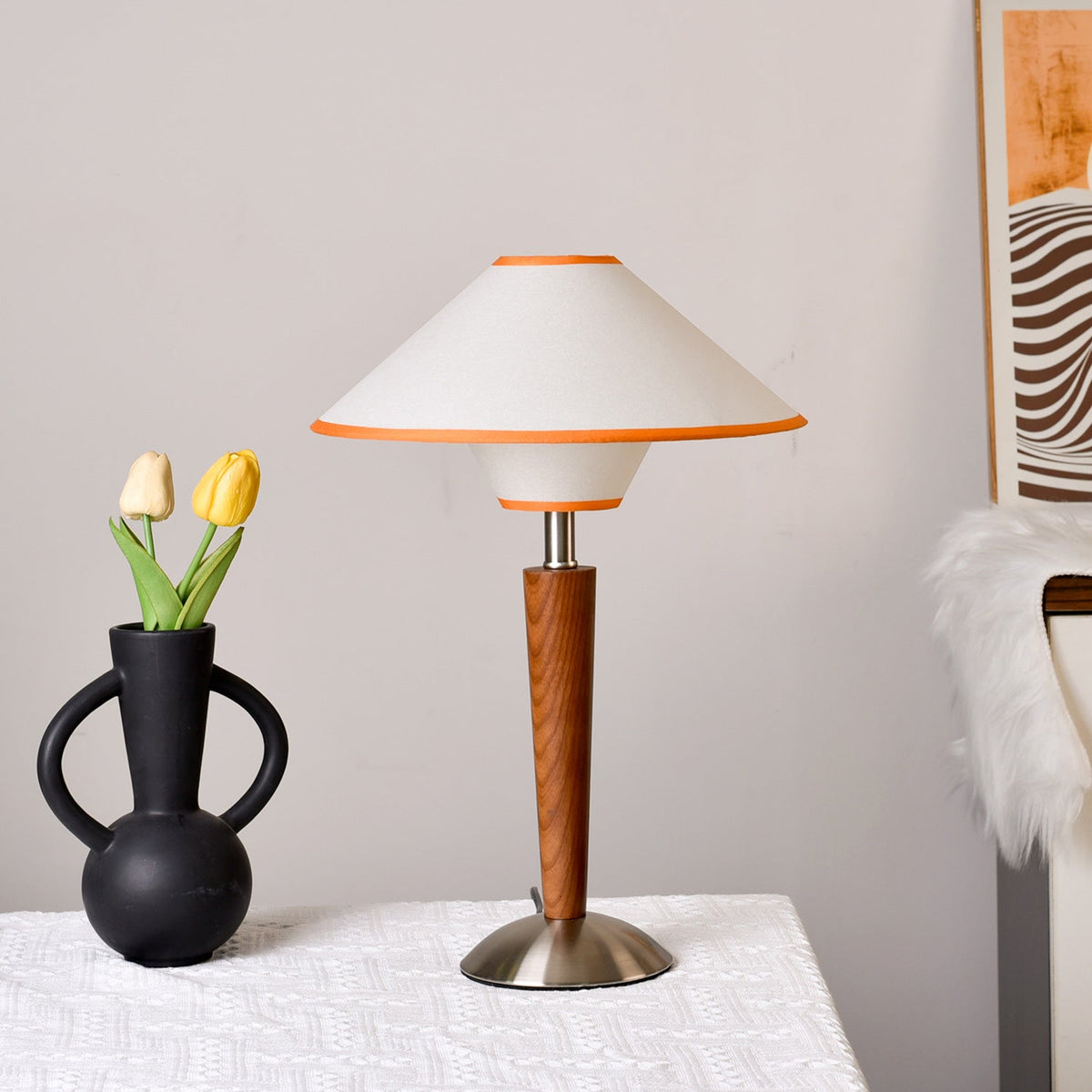 Roka bordlampe Talonwood