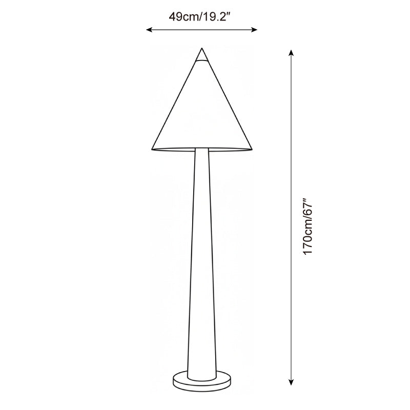Cone-Gable golvlampa
