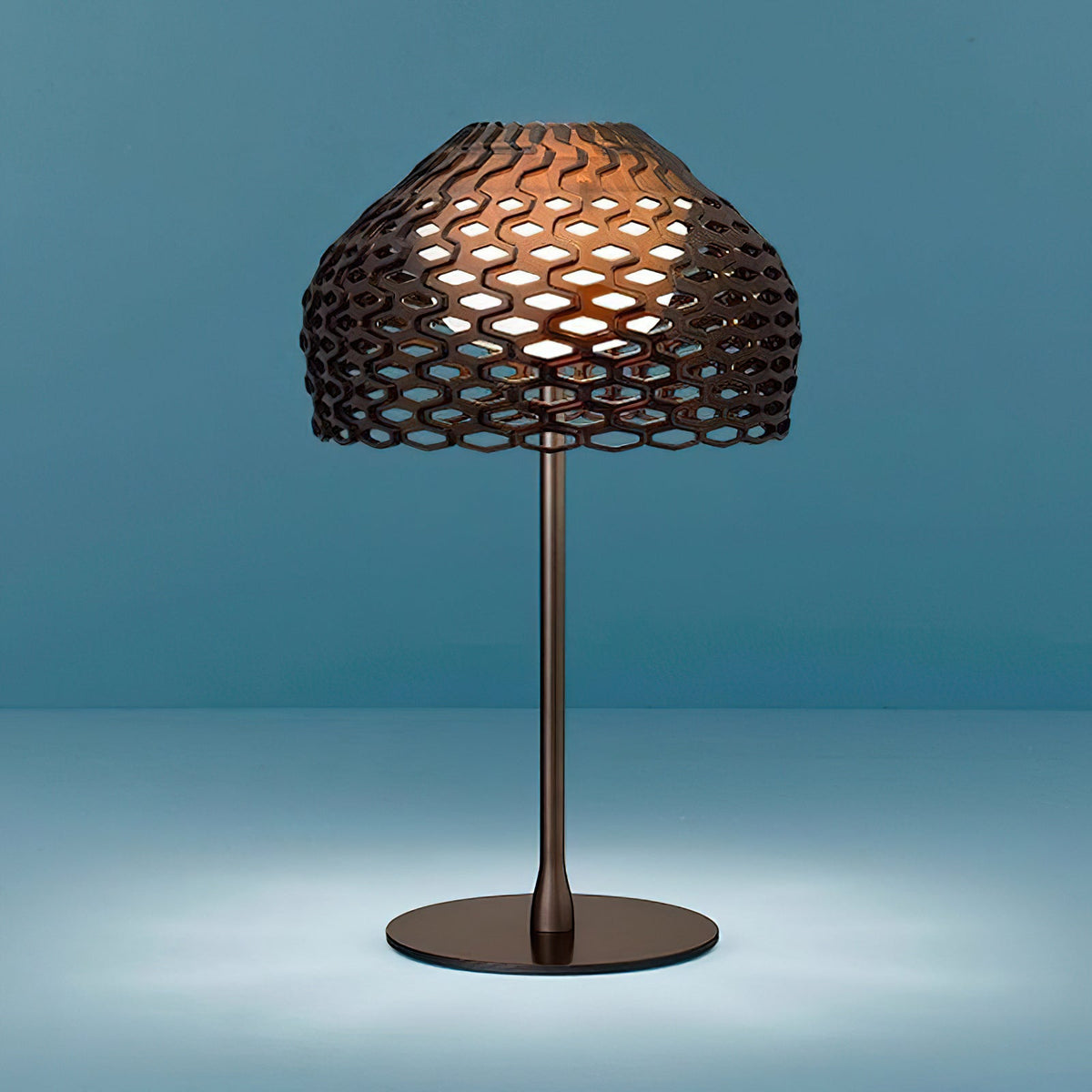 Vintace industriell bordslampa i plast