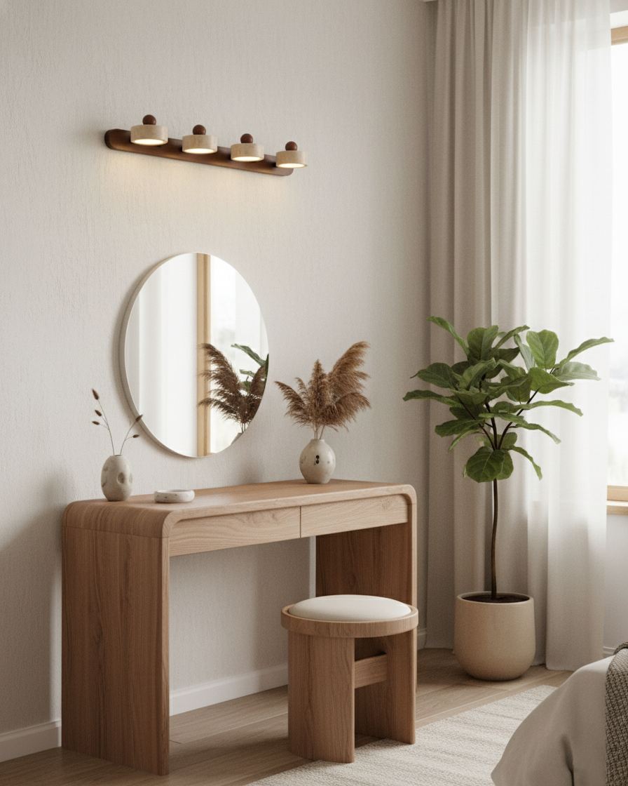 Sorinise vägglampa för badrum och sminkbord