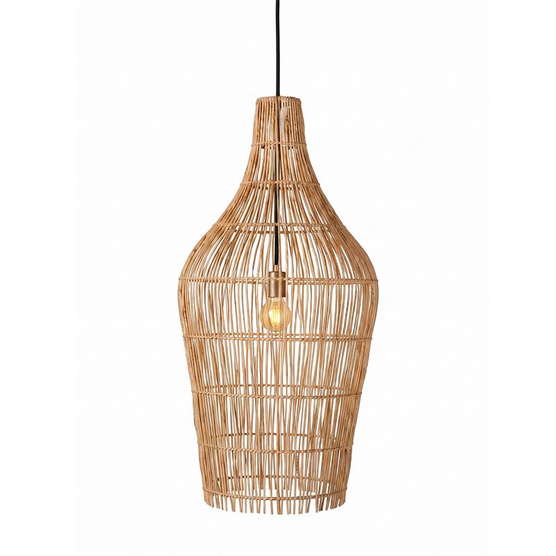 Canerielle-pendel i rattan