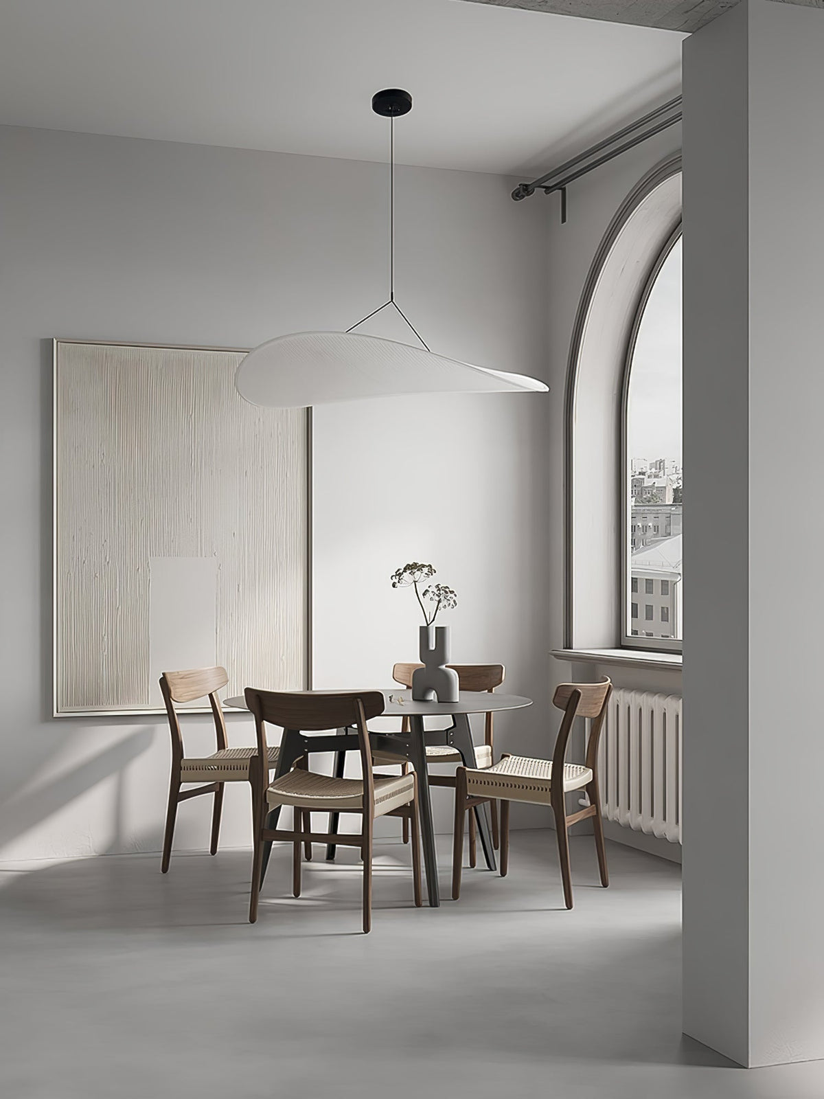 Luminette, minimalistinen silkkiriippuvalaisin