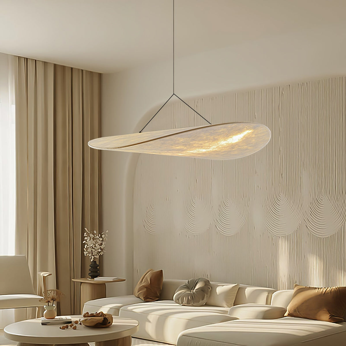 Luminette, minimalistinen silkkiriippuvalaisin