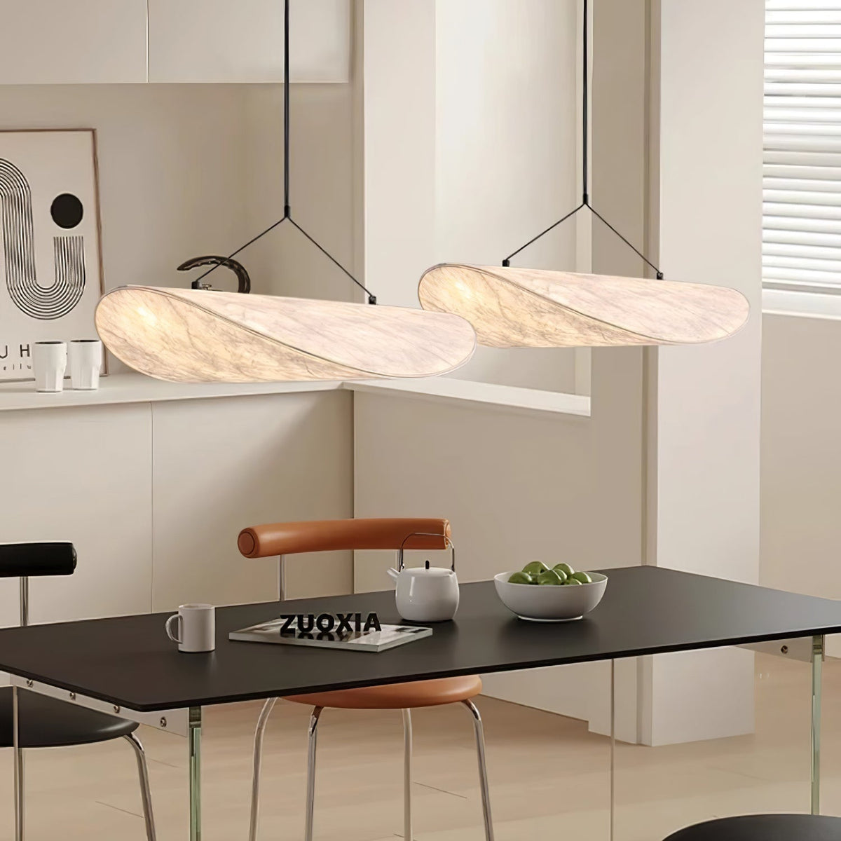 Luminette, minimalistinen silkkiriippuvalaisin