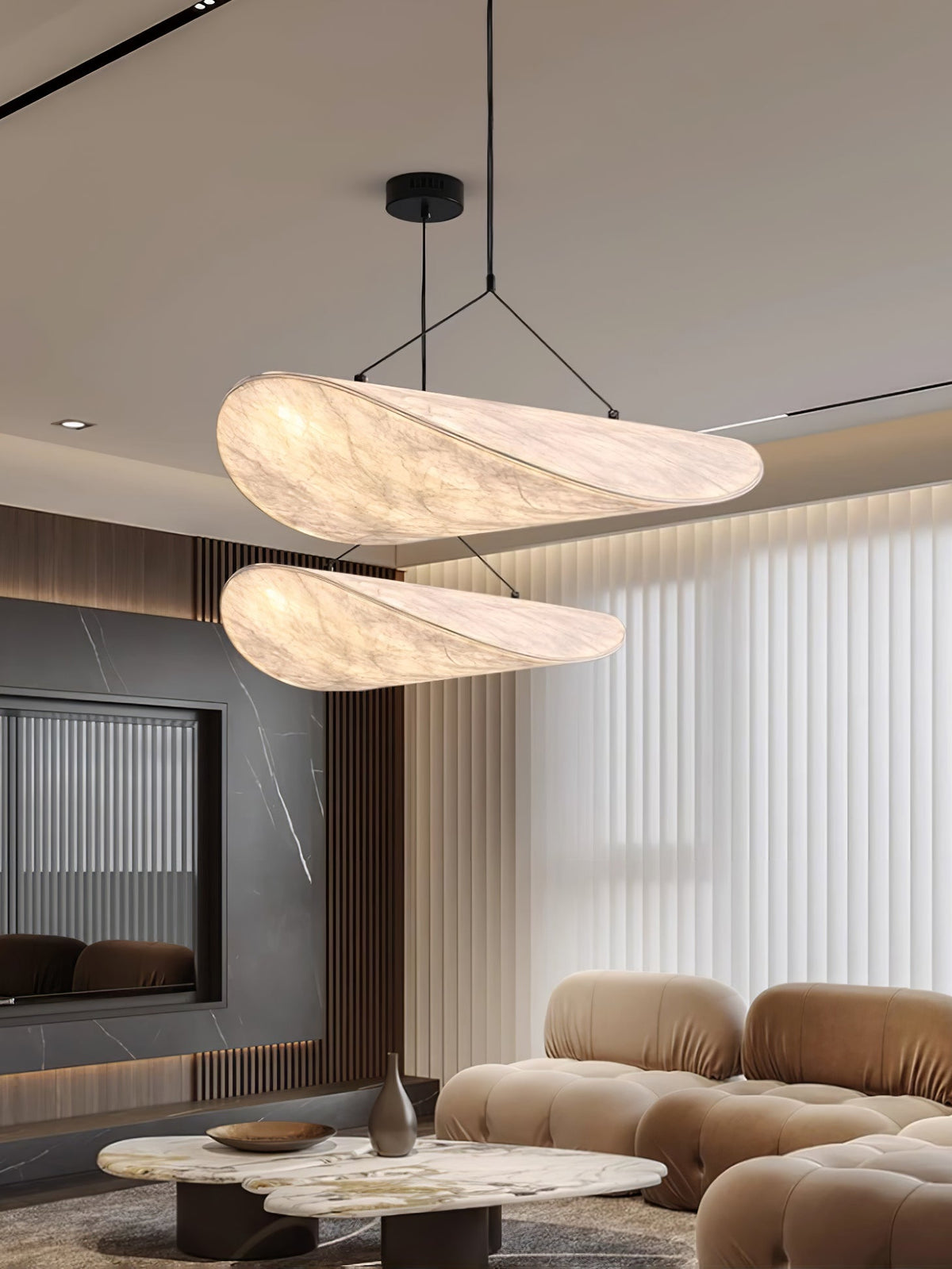 Luminette, minimalistinen silkkiriippuvalaisin