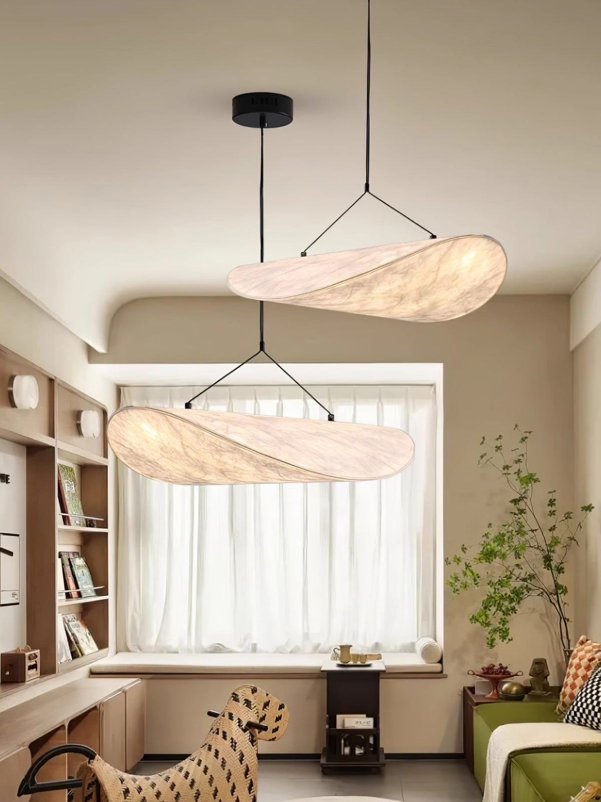 Luminette, minimalistinen silkkiriippuvalaisin