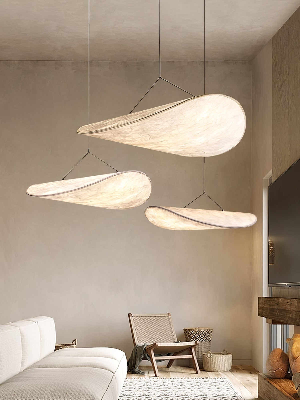 Luminette, minimalistinen silkkiriippuvalaisin