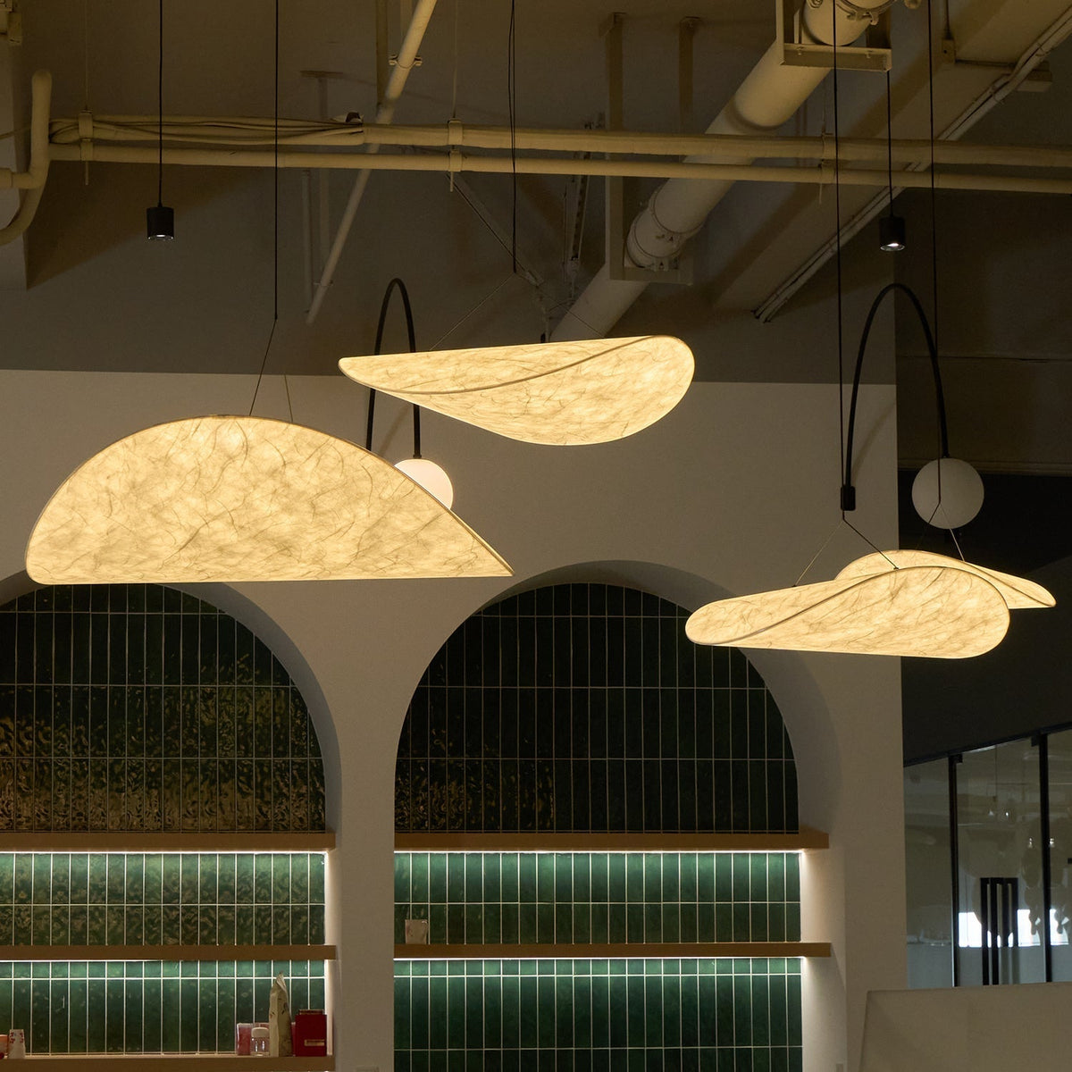 Luminette, minimalistinen silkkiriippuvalaisin