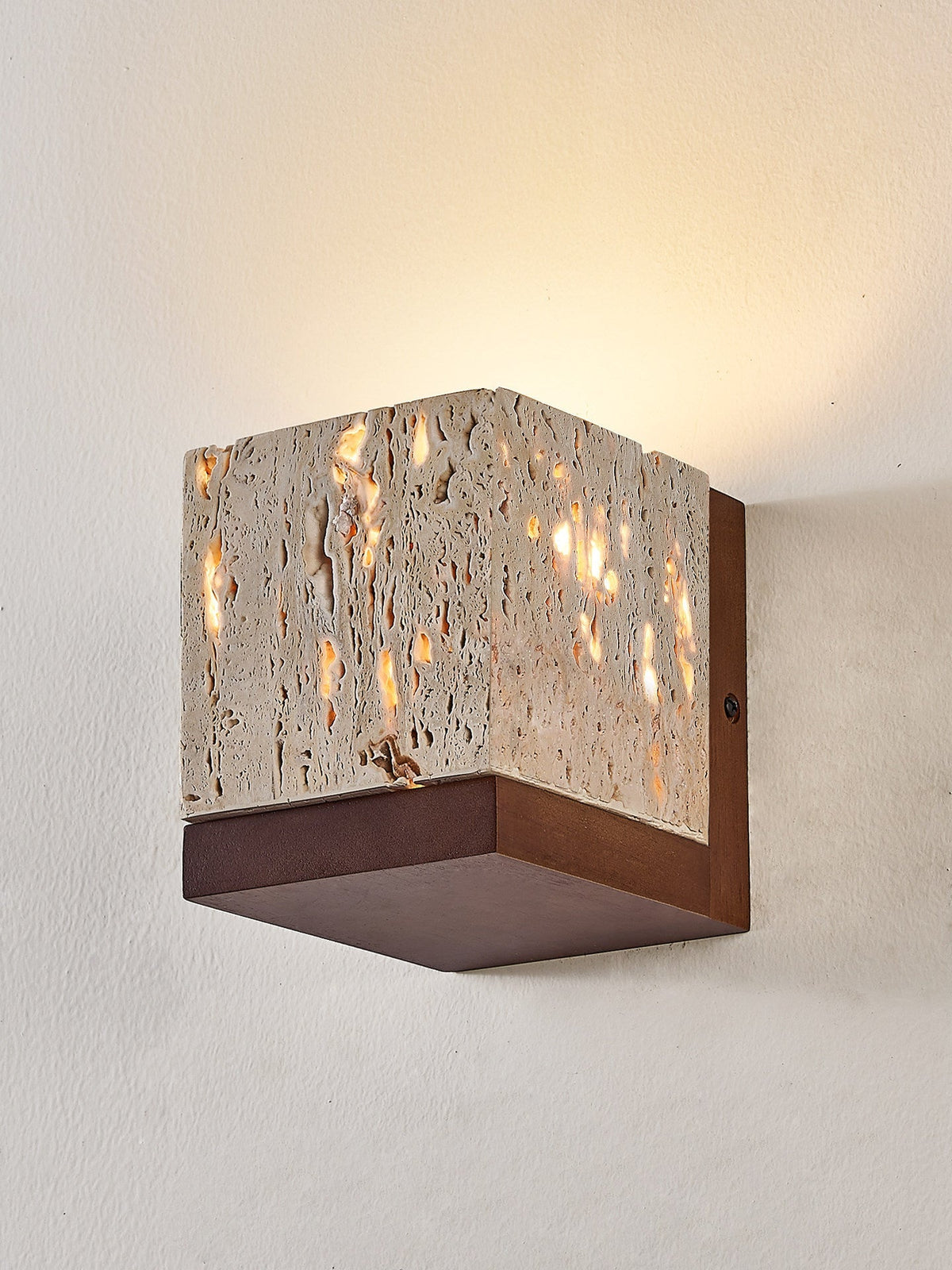 Luz de parede cúbica Elaorella Terra
