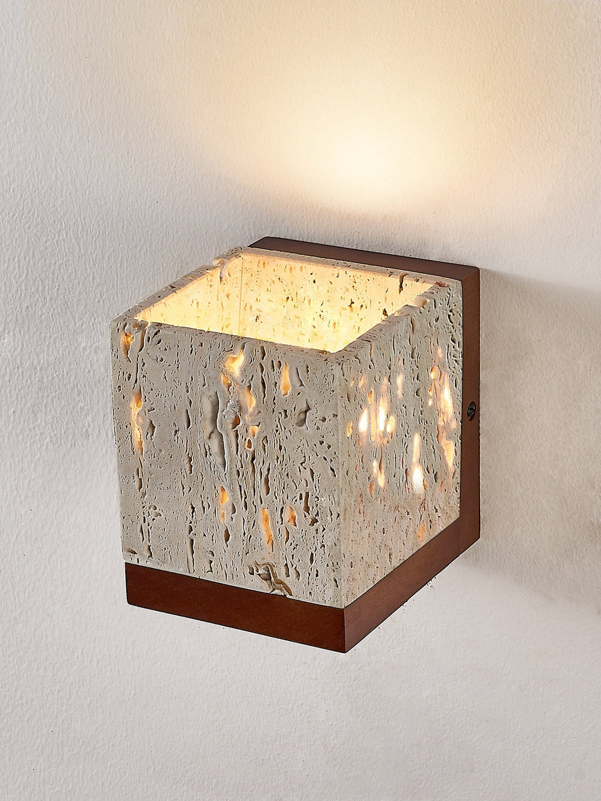Luz de parede cúbica Elaorella Terra