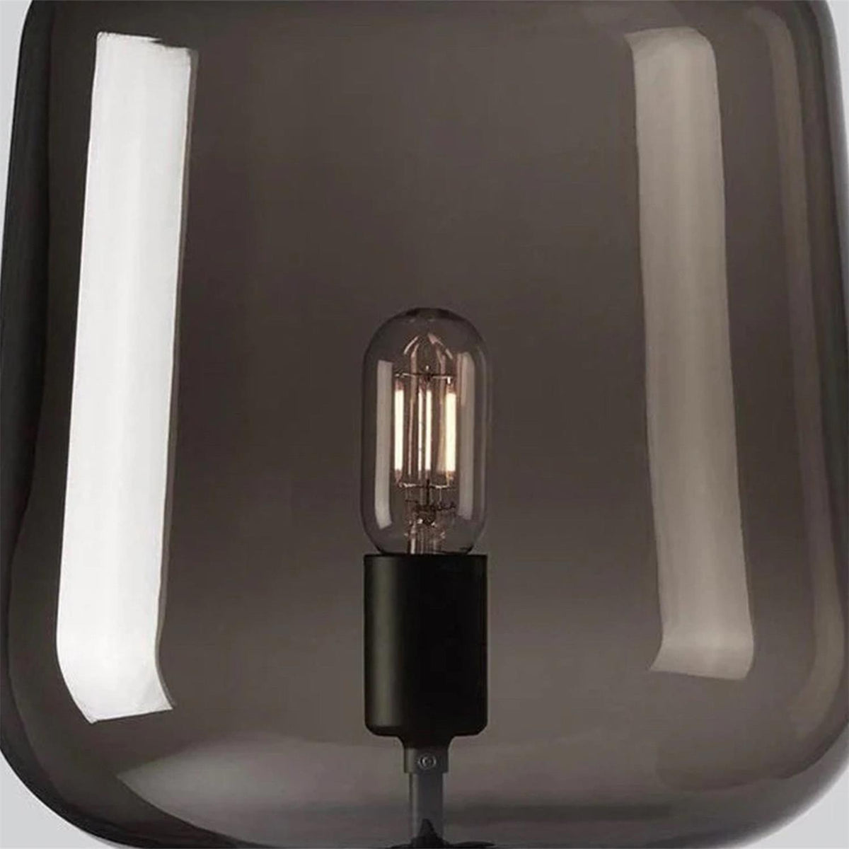 Candeeiro de mesa contemporâneo de vidro Eanlari