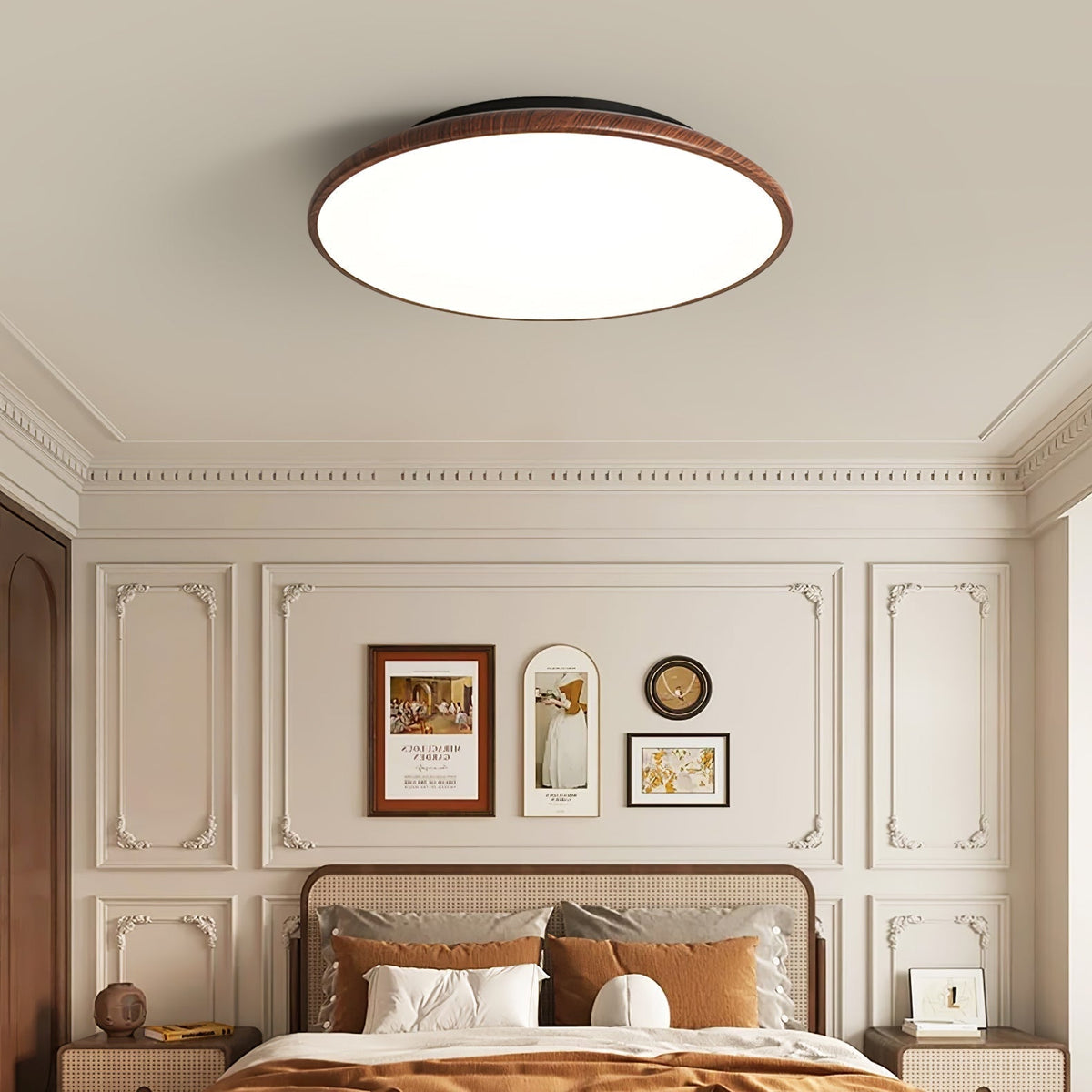 Bluxen tynd loftlampe med geometrisk form