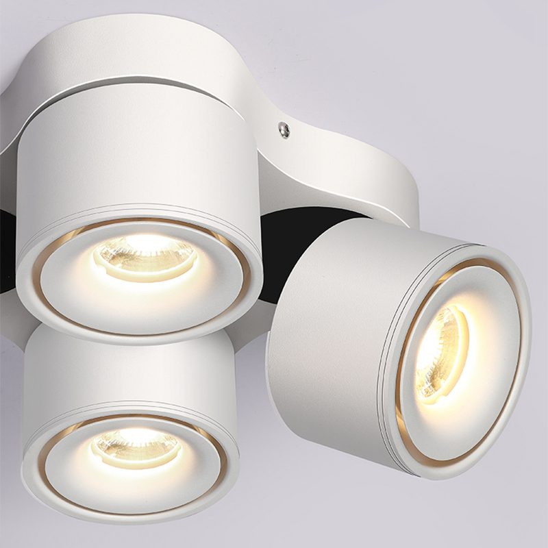 Nylaeara loftslampe med tre roterende, foldbare hoveder