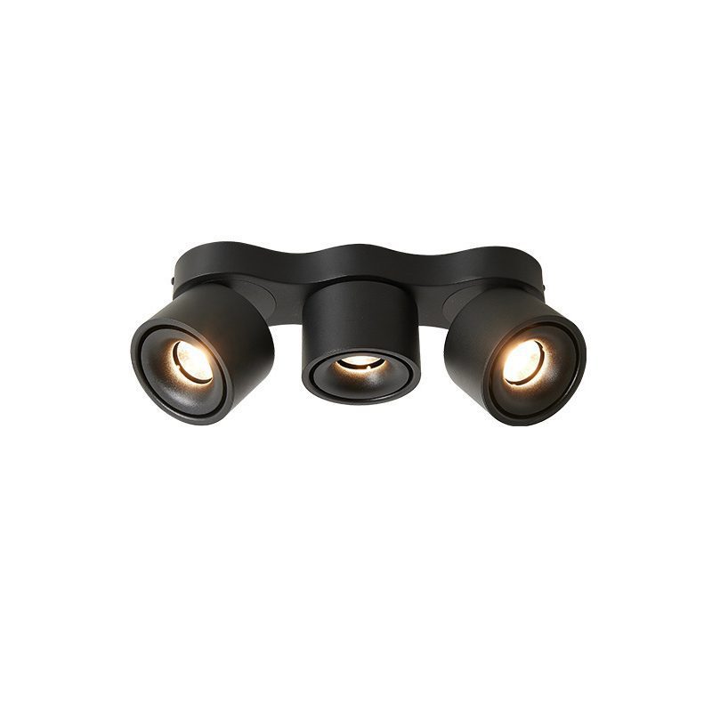Nylaeara loftslampe med tre roterende, foldbare hoveder