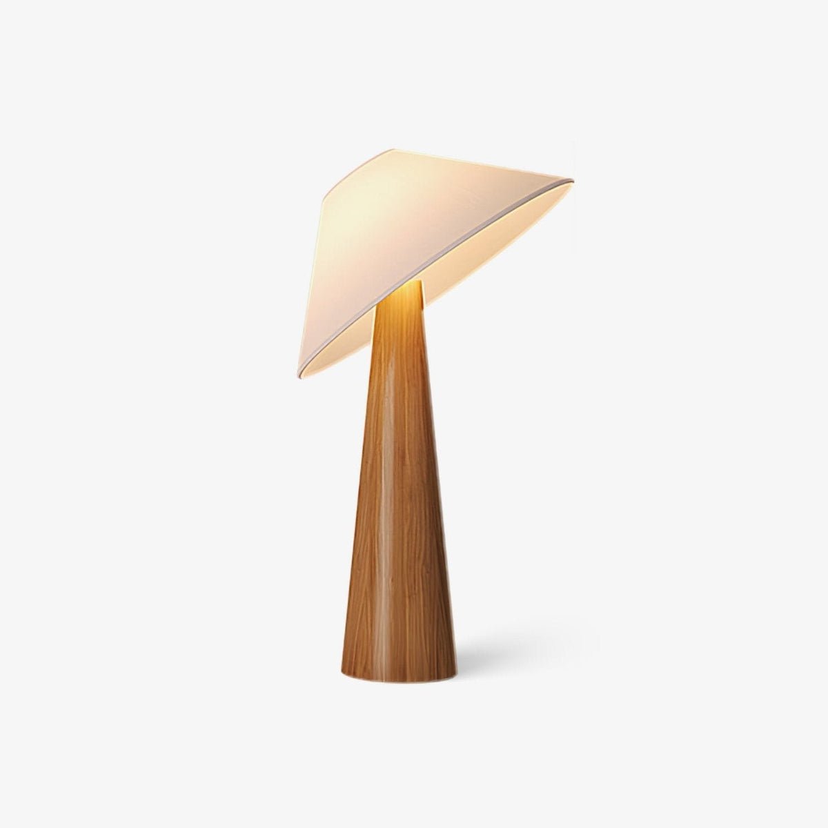 Candeeiro de mesa escultural em madeira Vosile