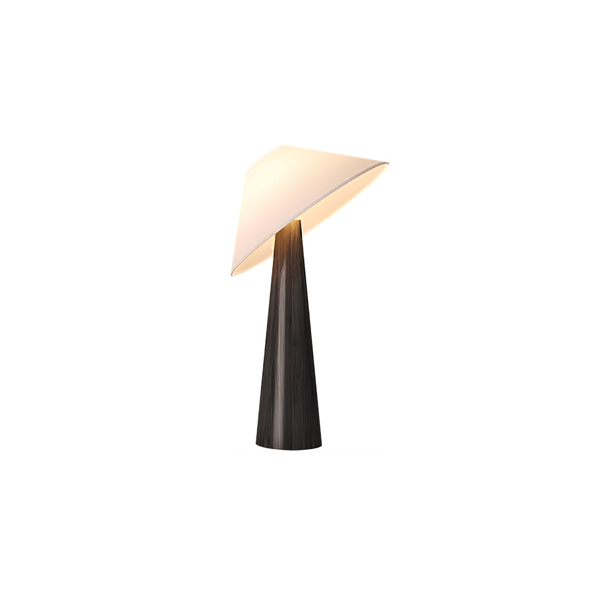 Candeeiro de mesa escultural em madeira Vosile