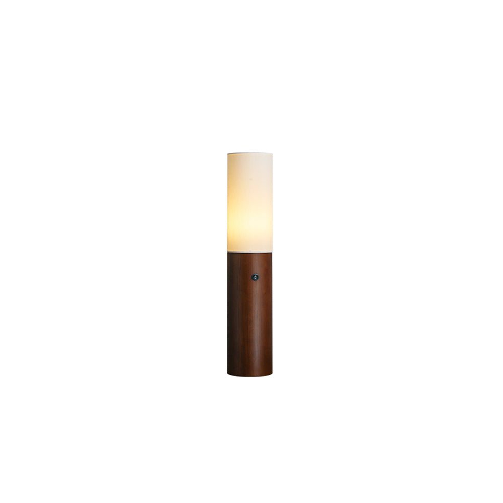 Viraalia golvlampa i trä med pelardesign