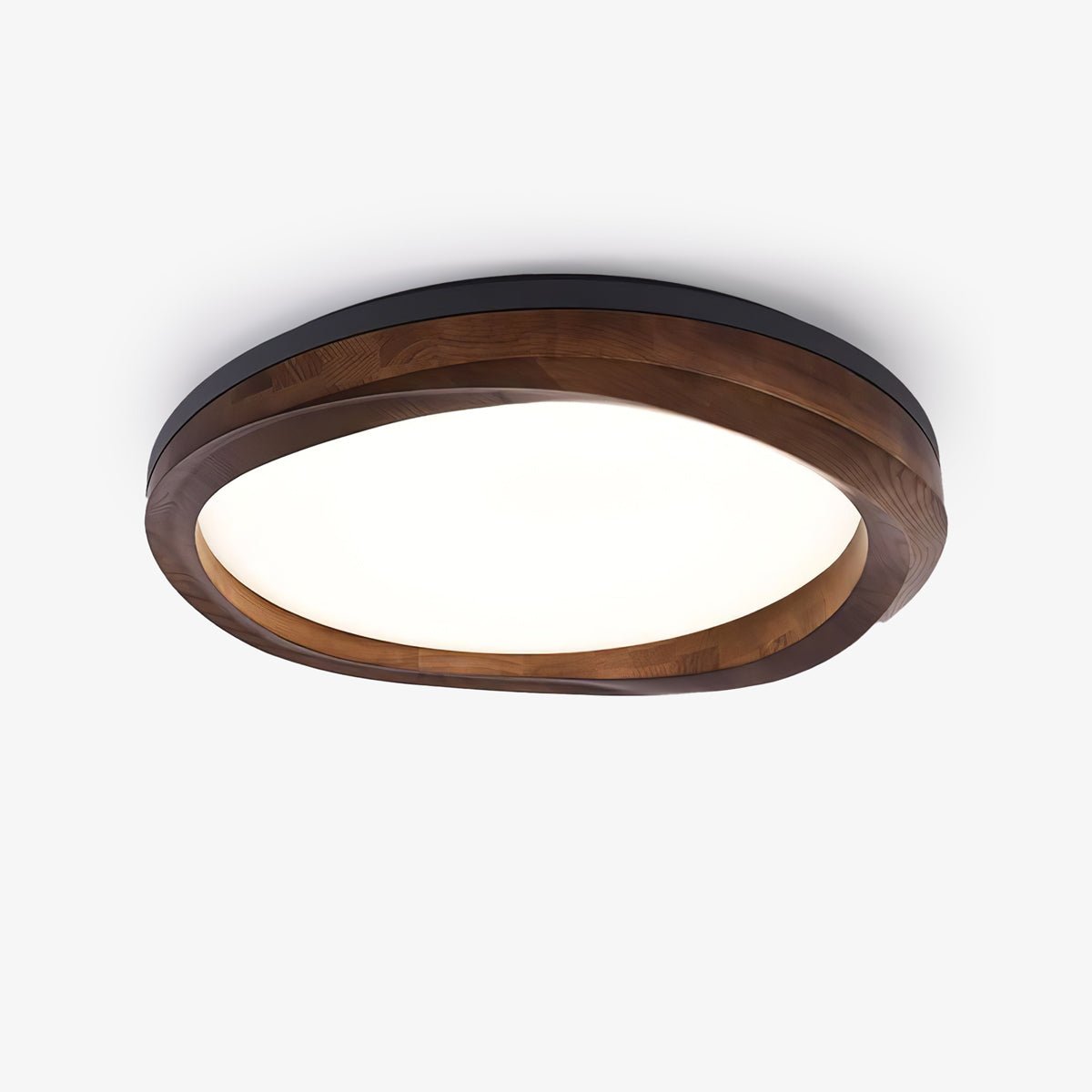 Artalis fladlampe i valnøddetræ